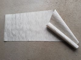 Tischläufer Kunststoff Tischset 45 cm x 150 cm grau