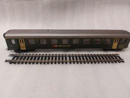 1 SBB CFF FFS passenger carriage + 1 set of tracks - Frs 1