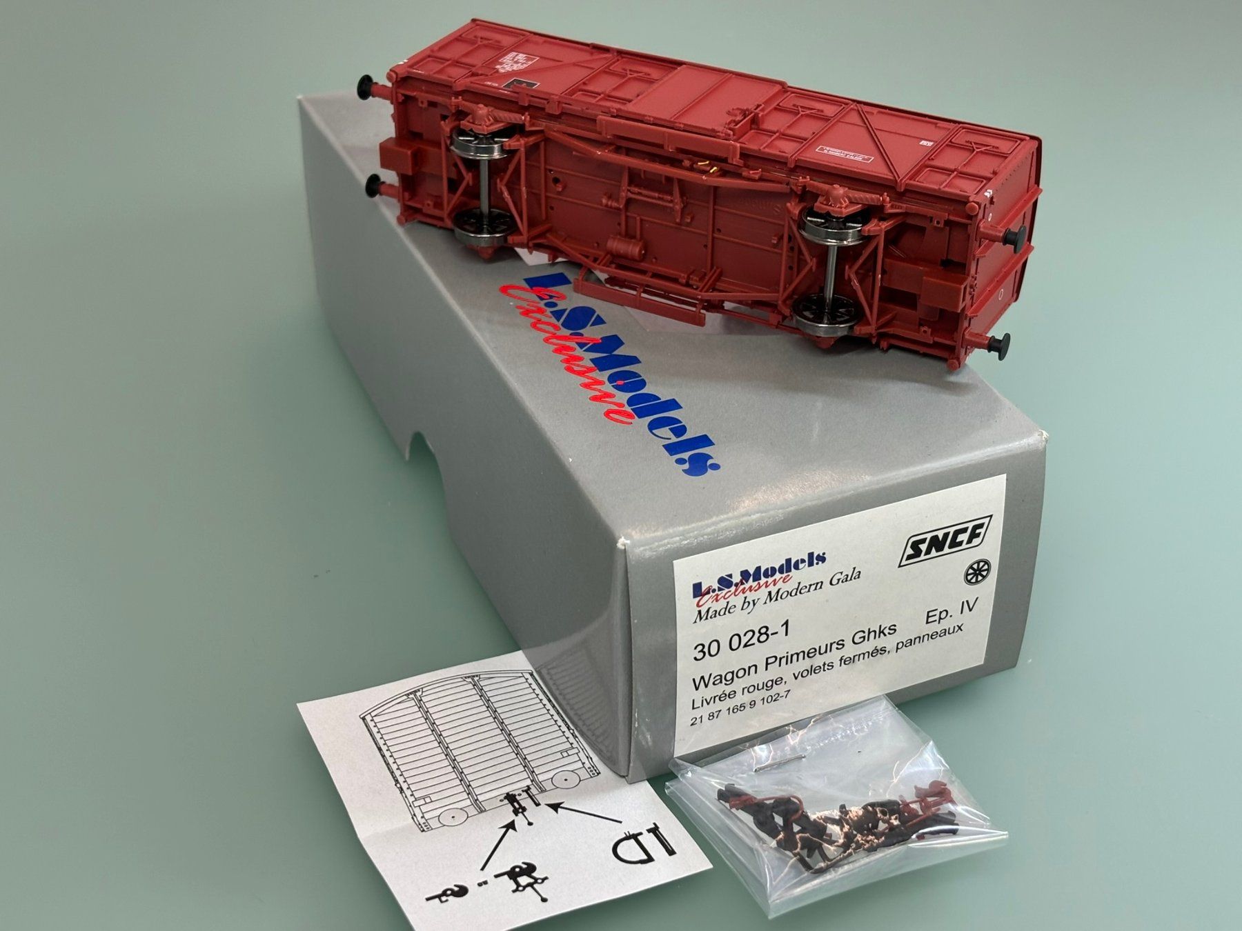 LS Models Modellini di ferrovie: SNCF wagon primeurs Ghks * LSMODELS – Nuovo e nell'imballaggio originale da SION venduto da pef999 9