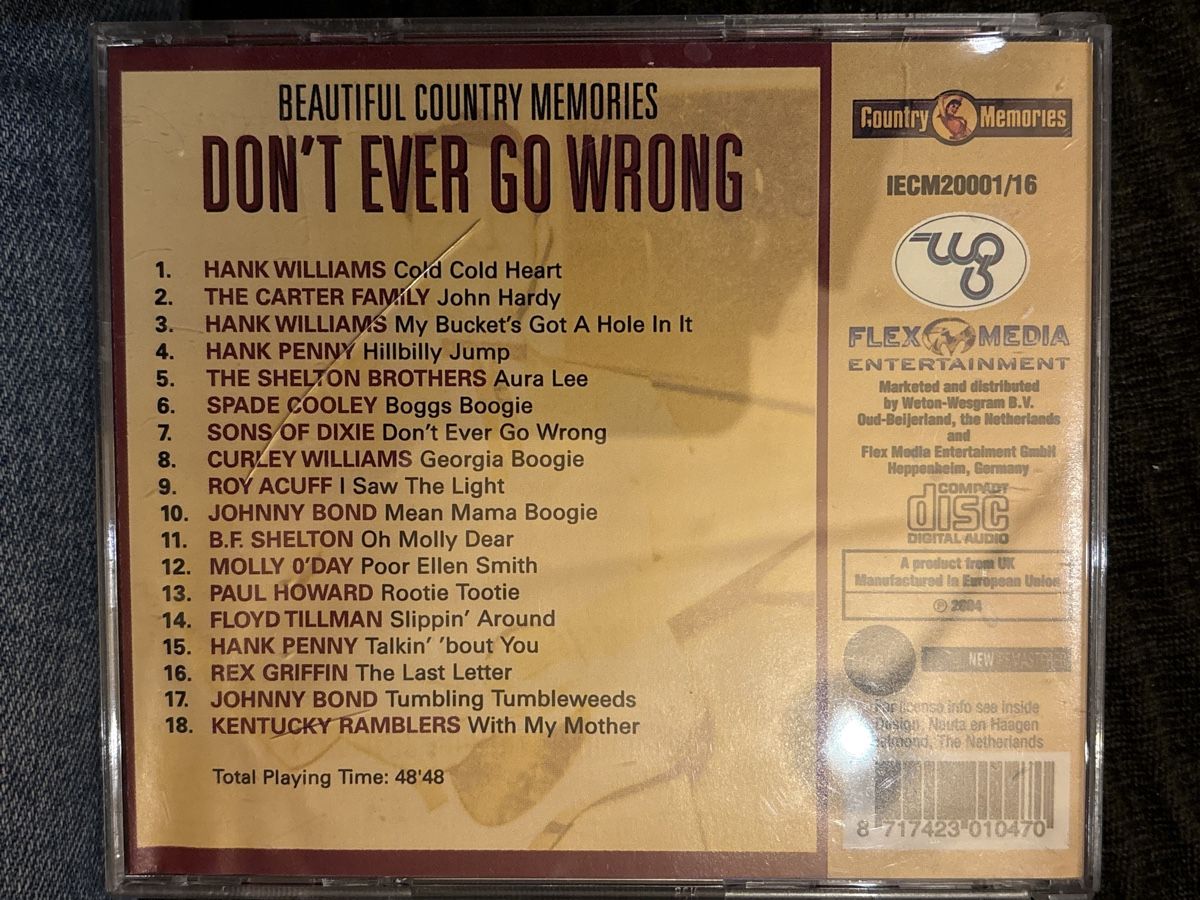 CDs: CD Beautiful Country Memories / Don't Ever go Wrong – Gebraucht aus Rümlang von euqinom16 1