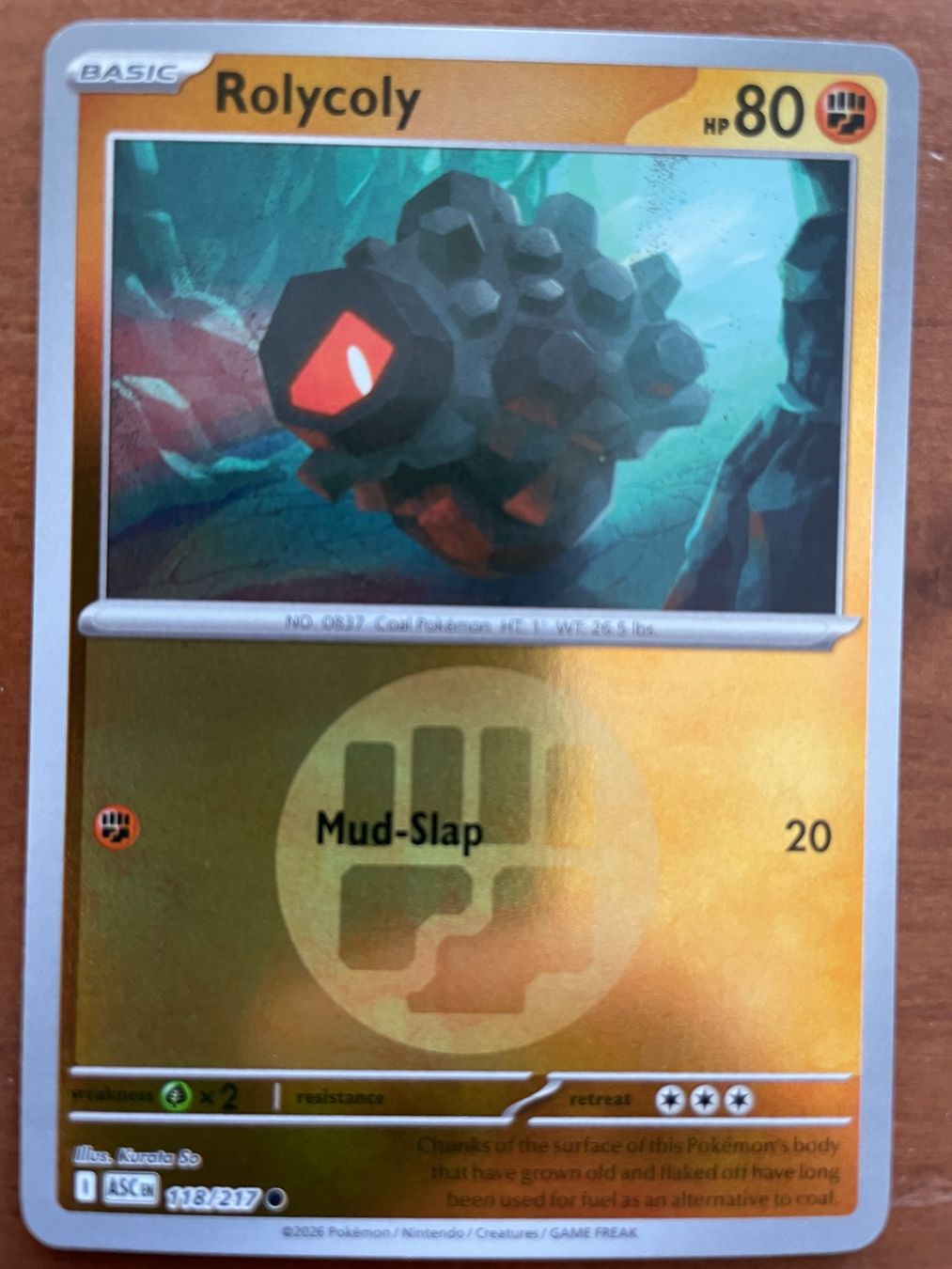 Pokémon Carte collezionabili: Pokemon Rolycoly Reverse (Versand gratis) – Nuovo (secondo la descrizione) da Chur venduto da Angerson