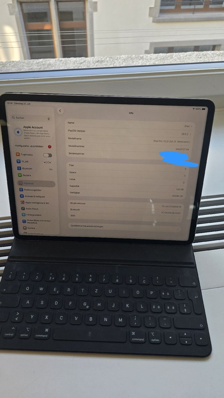 Apple Tablet PC: iPad Pro 12,9" (6. Generation, 2022) mit M2-Chip, Wifi – Usato da Winterthur venduto da GreenSkyline