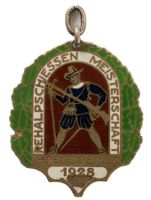 Anhänger Medaille 1928 Rehalp ZH Meisterschaft RR