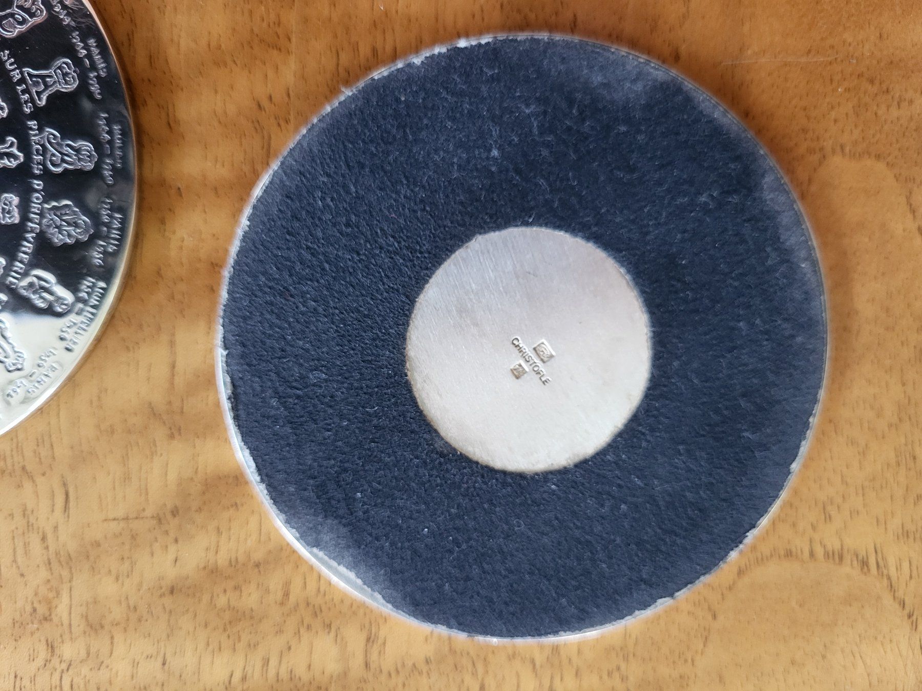 Christofle Untersetzer: Silberuntersetzer Christofle – Gebraucht aus Schaffhausen von Bobi013 3