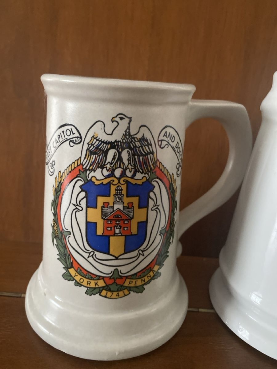 Bicchieri: 3 Stk Vintage Bierkrug – Usato da Baden venduto da swiss-alps 1