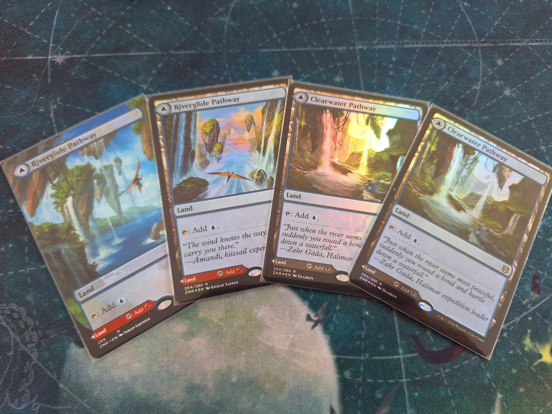 Magic The Gathering Carte collezionabili: 4 Pathway Lands EN , 3x Foil! – Usato da Aarau venduto da bag_t65l