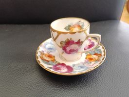 Sontag & Söhne S&S 1812 – Mokkatasse mit Untertasse – Rosen