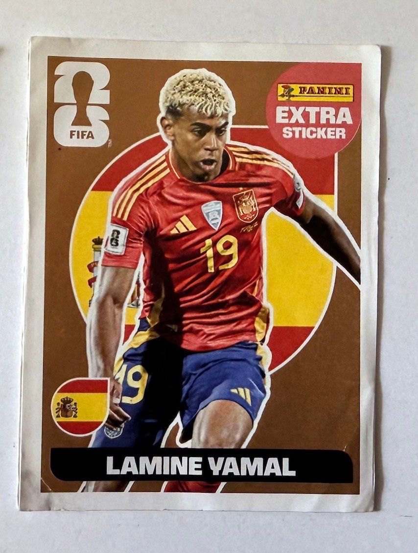 Panini Sammelbilder & Trading cards: Extra Sticker Panini 2026 Lamal bronze – Gebraucht aus Renens VD von dmaurelab