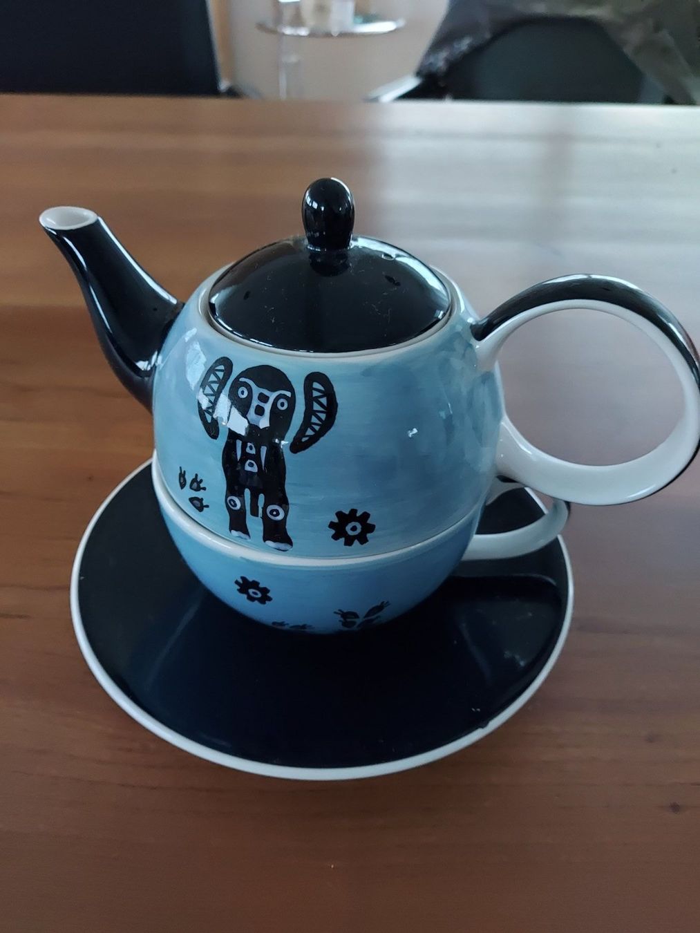 Teiere: Teekannen-Set Teekanne mit Tasse – Nuovo (secondo la descrizione) da Küssnacht am Rigi venduto da Mukare