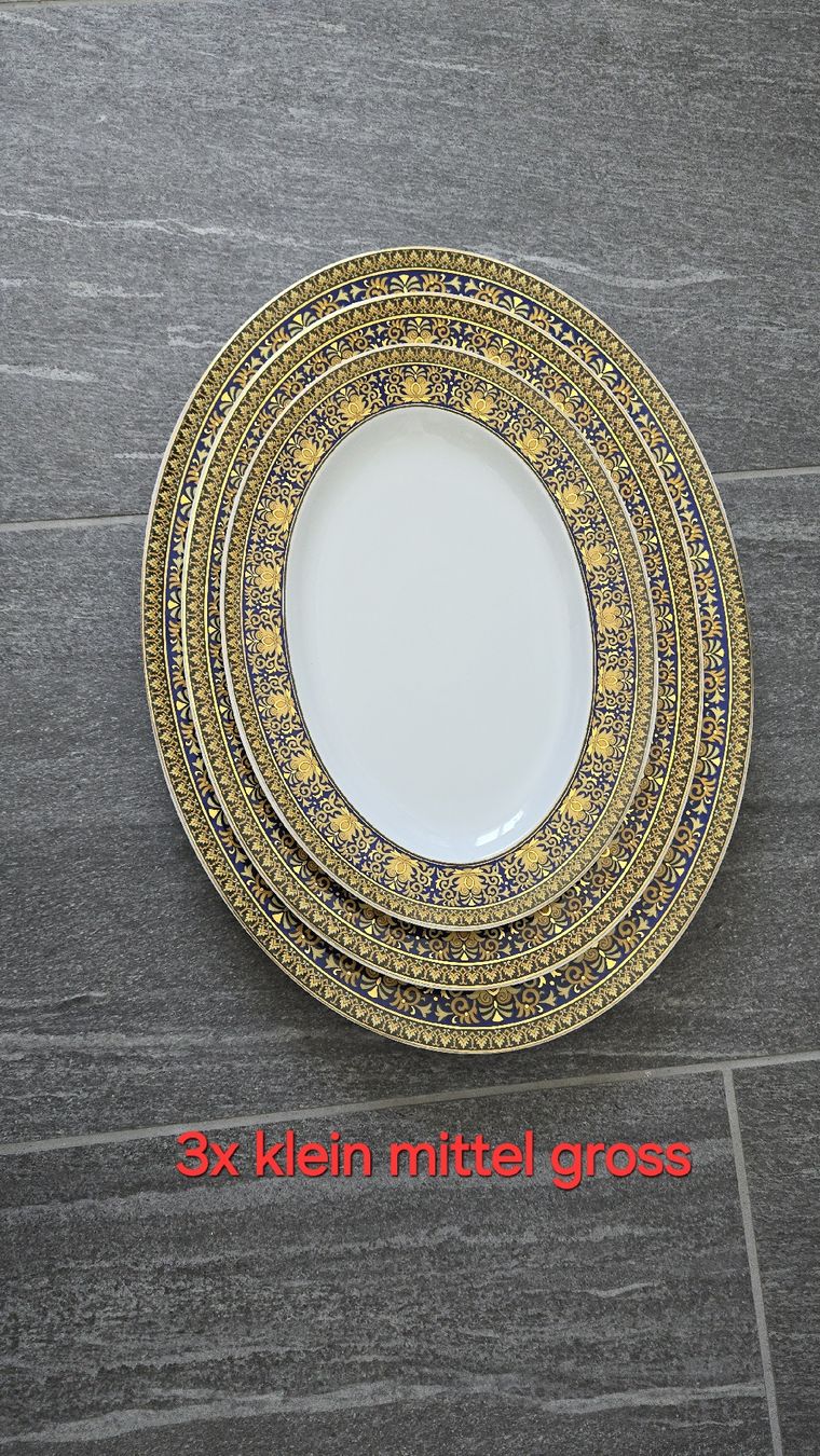 Versace Teller: Versace Rosenthal Teller 3x groß, mittel, klein – Gebraucht aus Amriswil von newschweiz 1