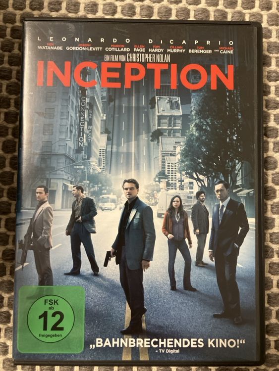 Inception DVD Topzustand Leonardo DiCaprio Christopher Nolan | Kaufen ...