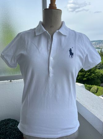 Weisses Polo Shirt von Ralph Lauren, Grösse L