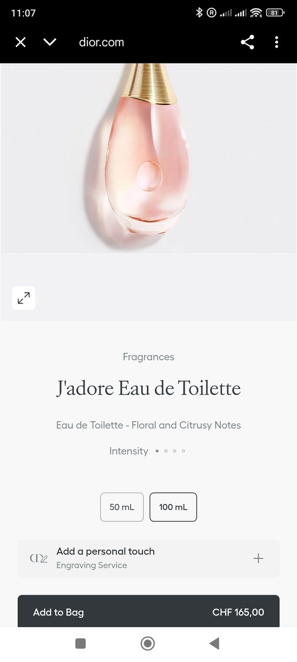 Dior Profumi & Eau de Toilette: Dior J'adore Eau de Toilette 100ml – Nuovo e nell'imballaggio originale da Zug venduto da LindaManga 4
