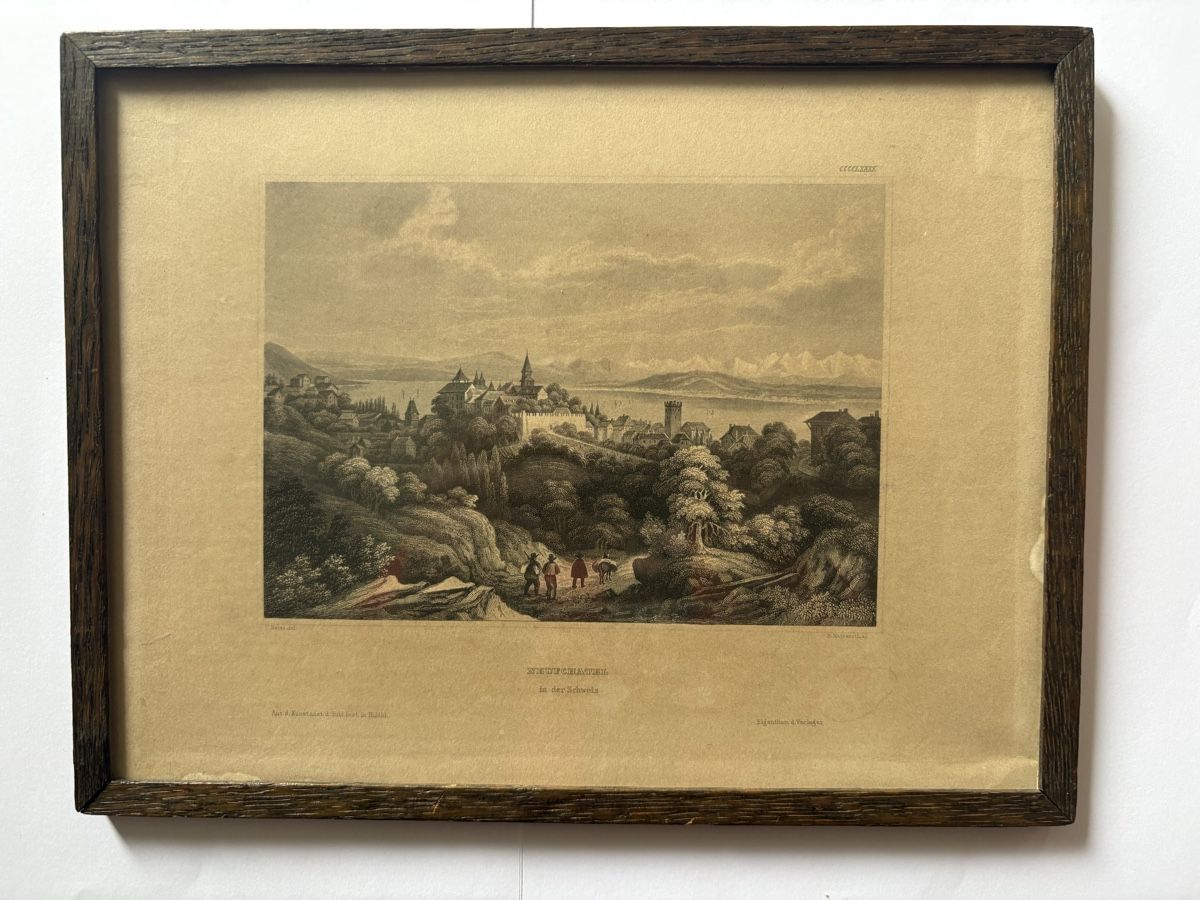 Incisioni: Gravure ancienne de Neuchâtel – Usato da Neuchâtel venduto da Market_Dematos 1