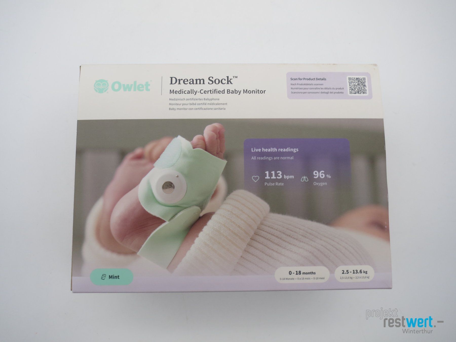 Babyphone: OWLET Dream Sock Babyüberwachung – Nuovo (secondo la descrizione) da Winterthur venduto da Restwert_Winterthur 4