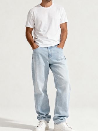 Lot de vêtement - Jean Bleu & T-Shirt blanc