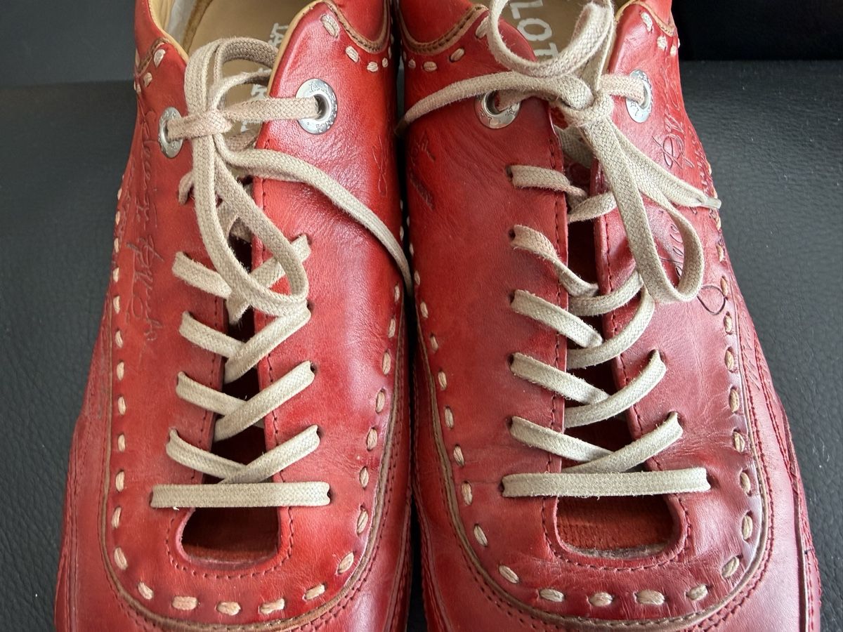 La Martina Herrenschuhe: La Martina Lote 75, Lederschuhe, rot – Gebraucht aus Goldach von Messerguru 2