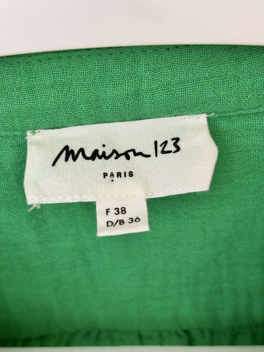 Maison 123 Chemisiers: Apfelgrün Bluse Maison 123 - 38 – D'occasion à Fribourg par dafral 1