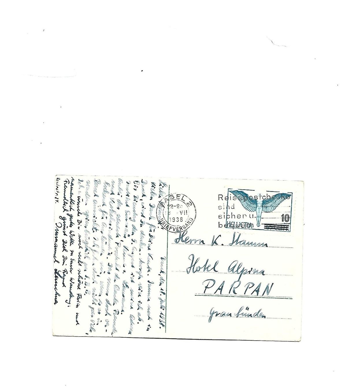 Cartoline postali: AK BASEL BAHNHOF SBB – Usato da Allschwil venduto da Salus17 1