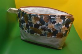 Grösse M Necessaire/Kulturbeutel/Tasche mit Gingko Motiv