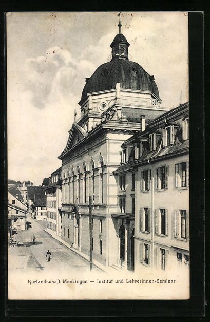 Cartoline postali: Menzingen, Institut und Lehrerinnen-Semi – Usato da Berlin venduto da bartko-reher