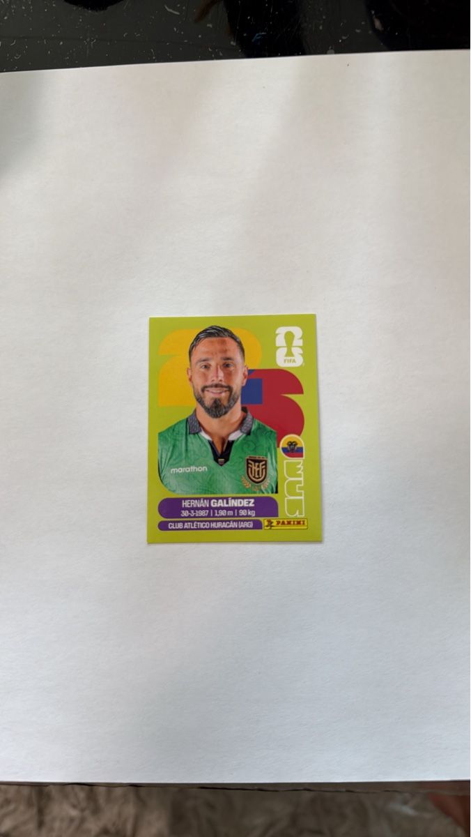 Panini Sammelbilder & Trading cards: Panini Sticker Hernan Galindez Ecuador ECU 2 – Neu (gemäss Beschreibung) aus Zürich von Maeckes
