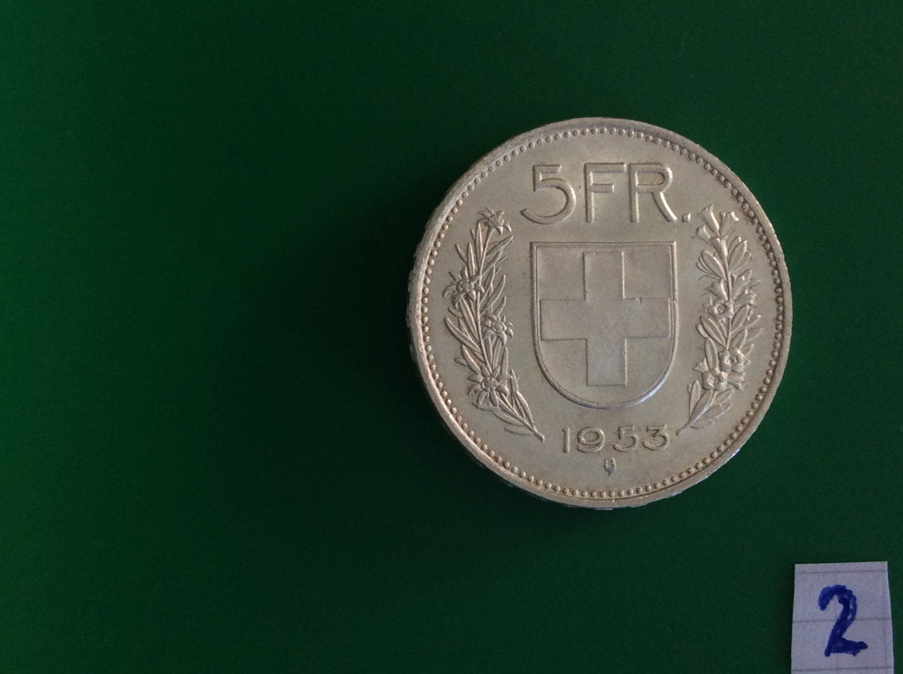 Tutti le monete: 5 francs  1953  Belle – Usato da Genève venduto da pie_fh2d
