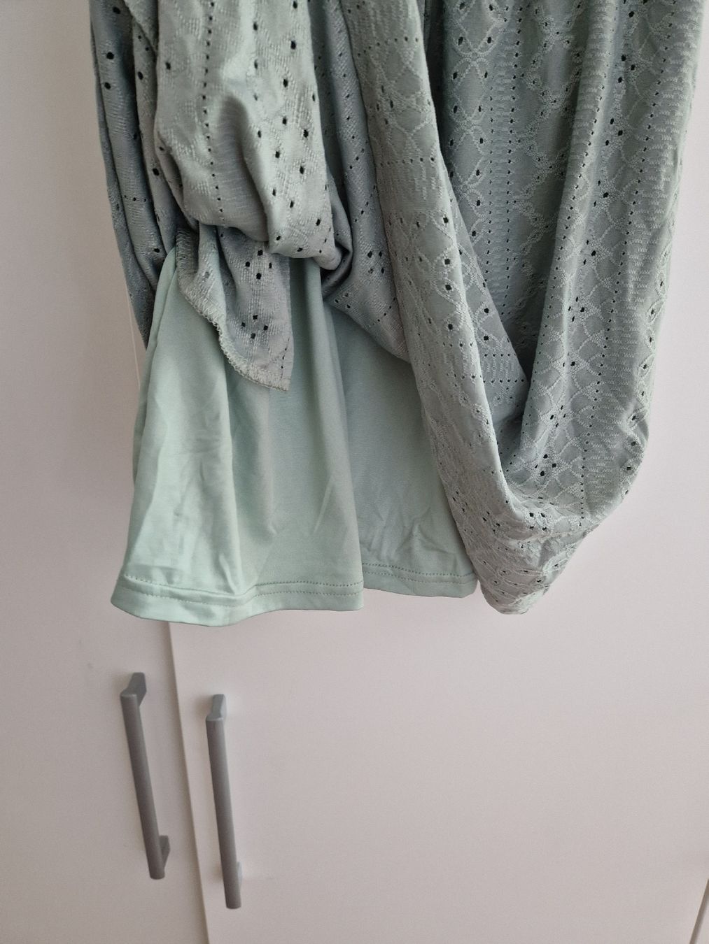 Robes: Sommerkleid mintgrün Lochmuster Grösse S  – D'occasion à Rain par -LUMA- 3