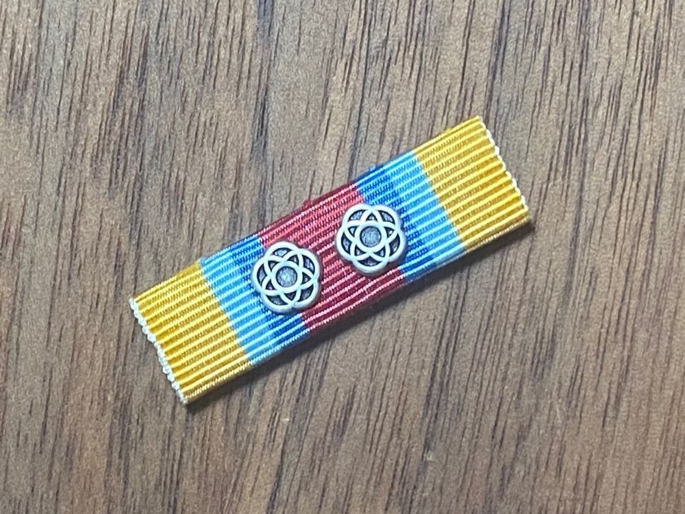 UN Ribbon - Peace Support - Schweizer Armee - Silber 2 (Neu (gemäss ...