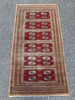 Orientteppich handgeknüpft 185x96cm gebrauchter Zustand