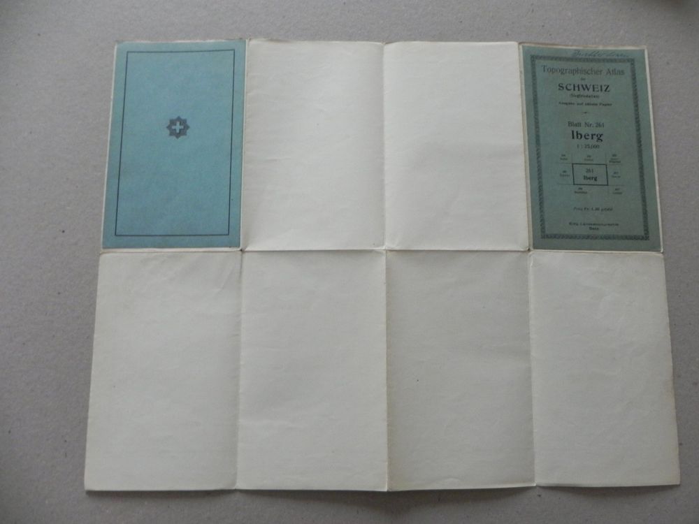 Landkarte Iberg SZ 1933 Einsiedeln Oberiberg Waag Tschalun Kaufen auf