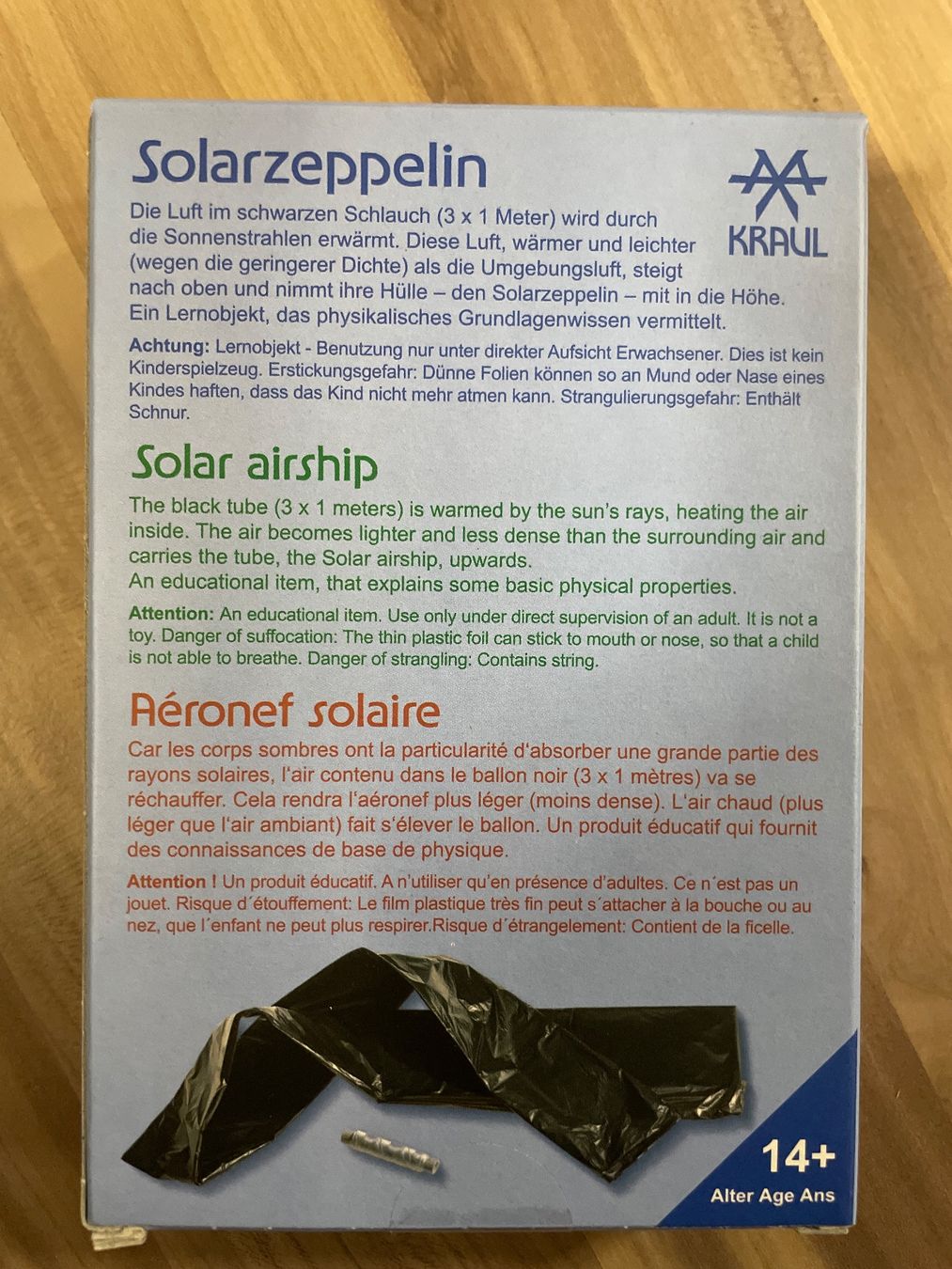 Giocattoli: Solarzeppelin – Nuovo e nell'imballaggio originale da Elsau venduto da Lusmus13 1