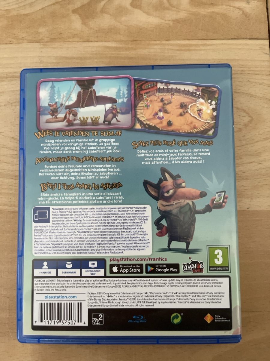 Sony Spiele: Ps4 spiel frantics – Gebraucht aus Zürich von Miffy 1