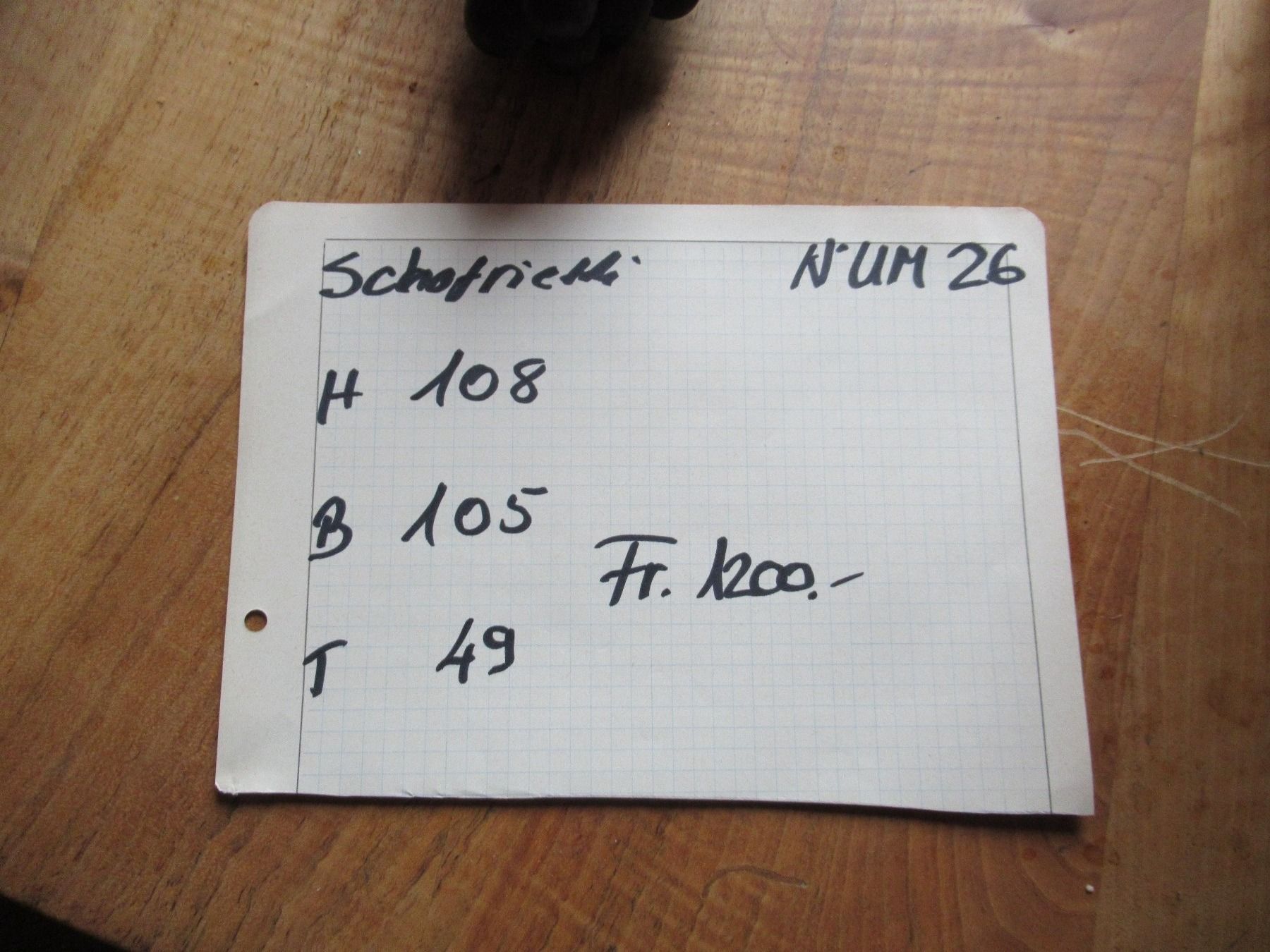 Cassettiere: Schafreite (108) – Usato da Berg SG venduto da Pizza58 9