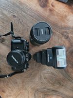 Yashica FX-3 Super 2000 Analog-Kamera mit diversem Zubehör 