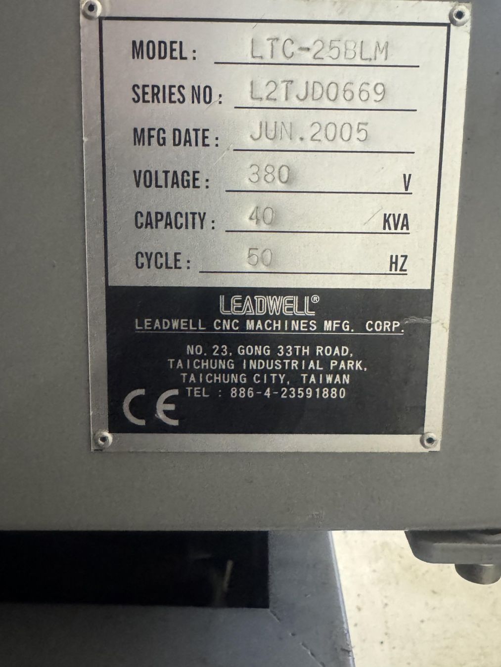 Tutte le macchine: Tour CNC Leadwell LTC-25BLM – Usato da Corcelles/Payerne venduto da Ludom1 1