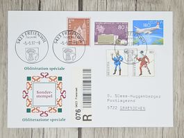 CL11 Enveloppe + Timbre Suisse 1997