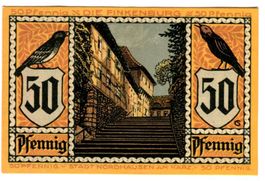 Notgeld "50 Pfennig. Nordhausen 1921"