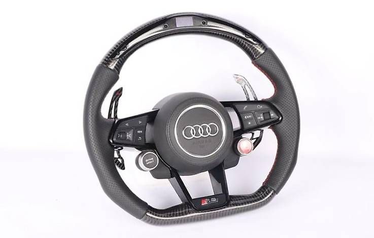 Alle Autoersatzteile: Audi RS Carbon-Lenkrad mit Start-Stop Display und Carbon – Gebraucht aus Bülach von Sternthal.ch