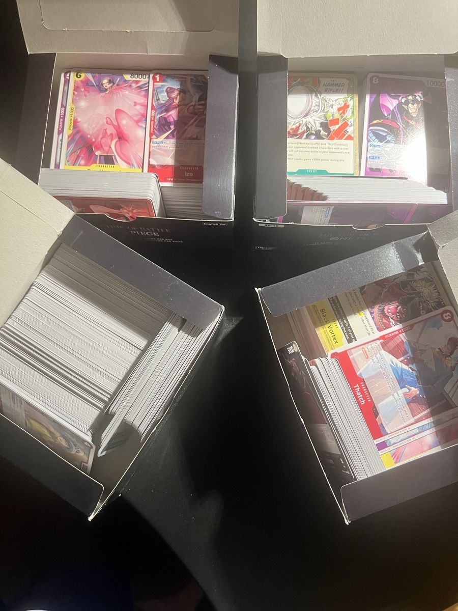 Sammelbilder & Trading cards: One Piece OP-16 , 4 Set  – Neu (gemäss Beschreibung) aus Goldach von Milosg3 1