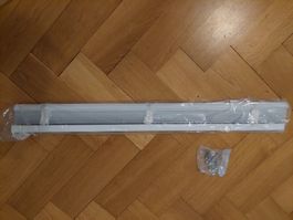 Neue Lamellenstore, weiss, Metall, 95.5 cm x 235 cm