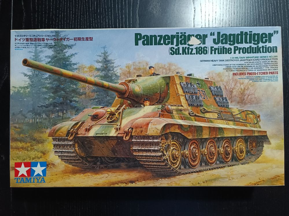 Jagdtiger frühe Produktion 1:35, Tamiya 35295 | Kaufen auf Ricardo