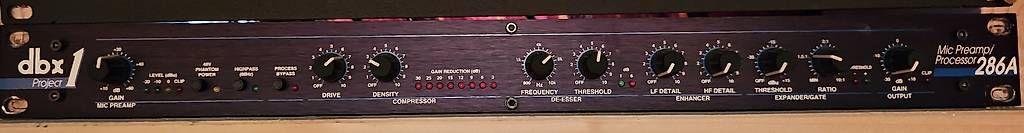 Dbx Amplificatori: Dbx 286a Mikrofon Prozessor – Usato da Fislisbach venduto da rje_28s6
