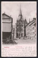 AK Lausanne, La Cathedrale, 1902