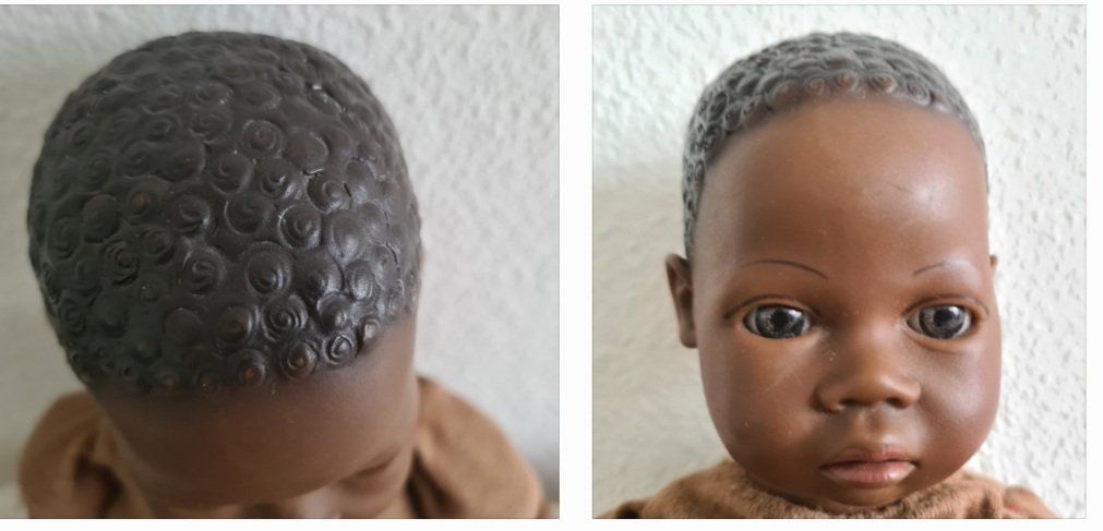 Heidi ott Puppen: Antike Heidi Ott Puppe Dunkel 1988, 32 cm – Gebraucht aus Winterthur von bibummi 8