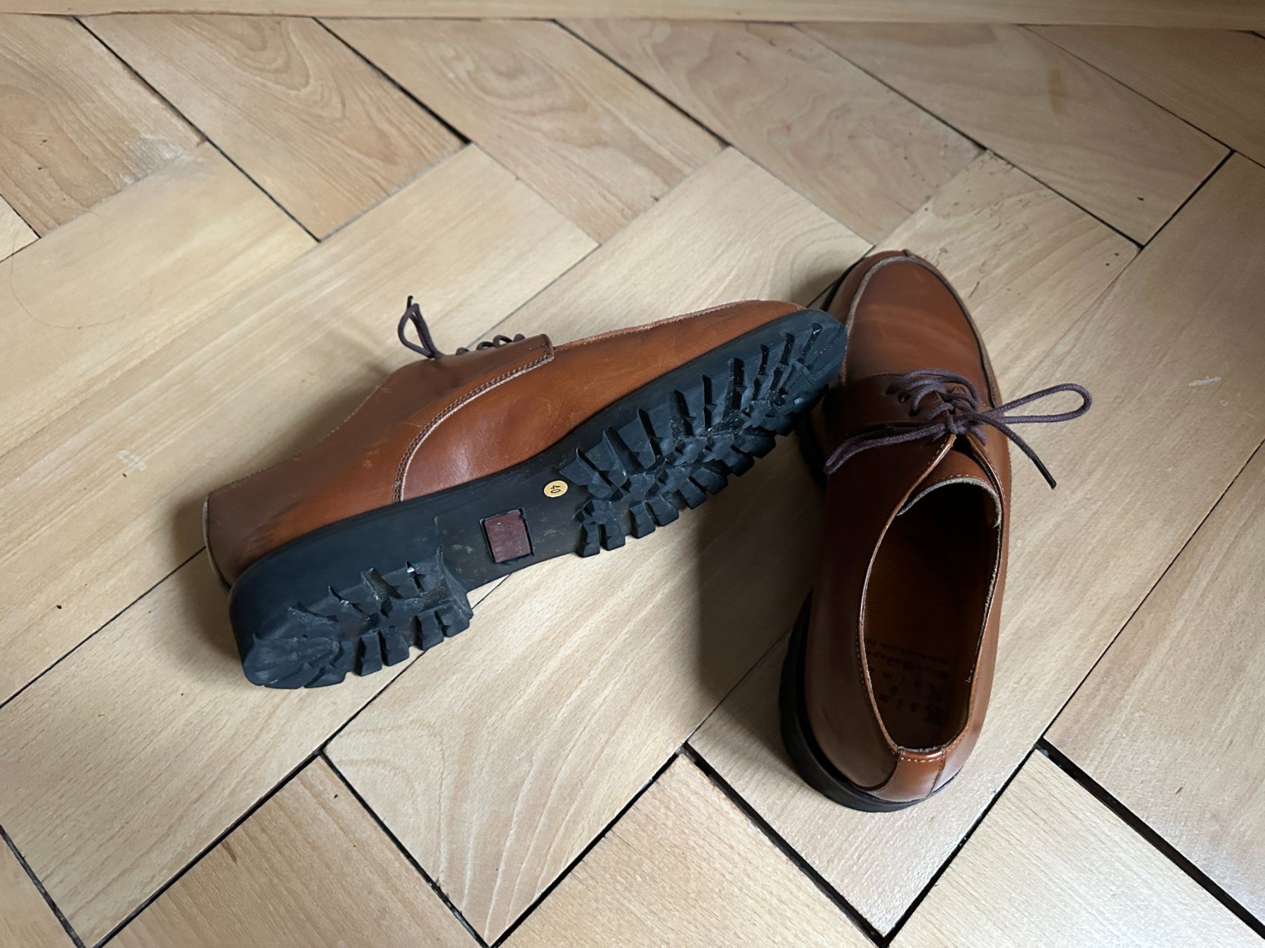 Scarpe da uomo: KALMAN & KALMAN - Leder Halbschuhe cognac 40 – Usato da Zürich venduto da Diazaio 3