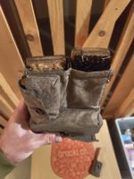 Armee Schuhputzset mit Tasche und Bürsten gebraucht