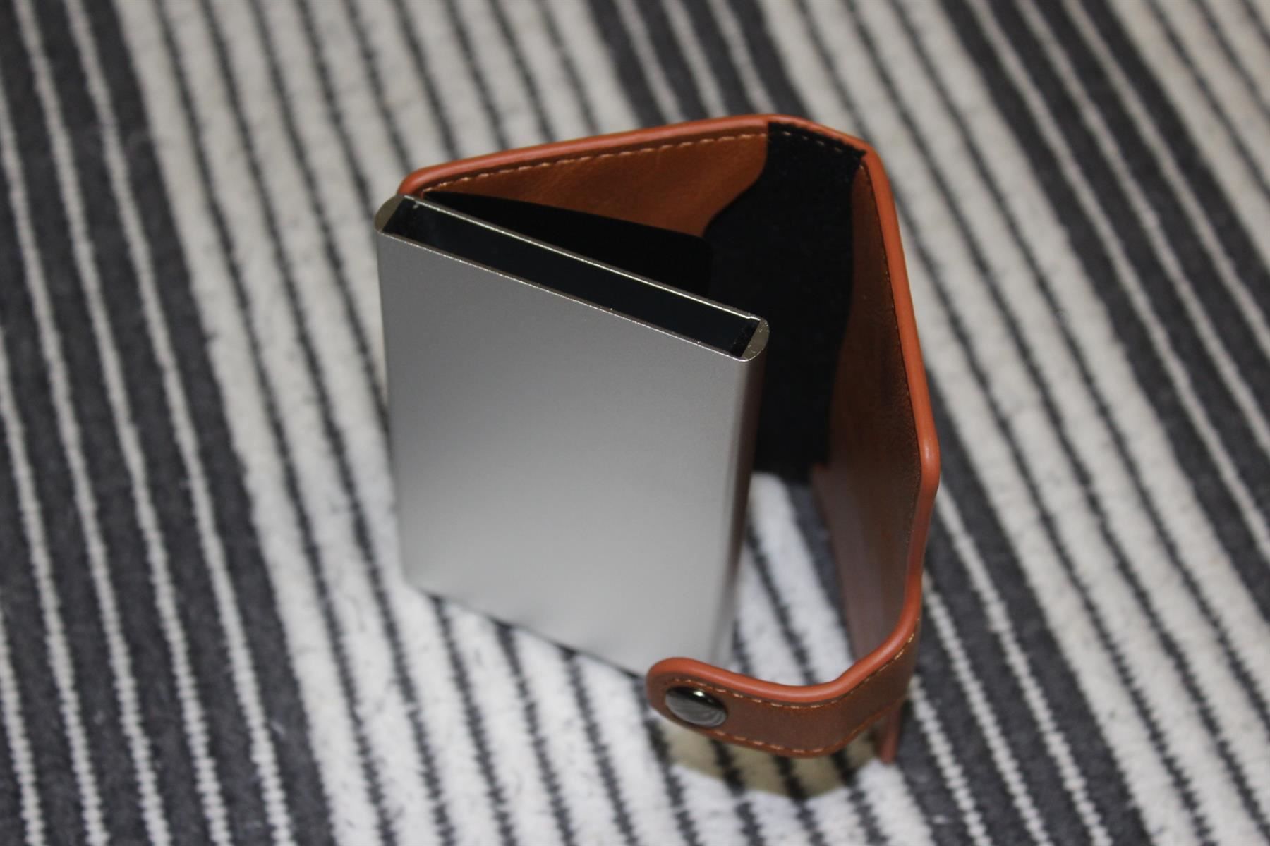 Portafogli: Dunkel Braun RFID Block Leder Karte etui – Nuovo (secondo la descrizione) da Kirchdorf AG venduto da Aarereussshop 9