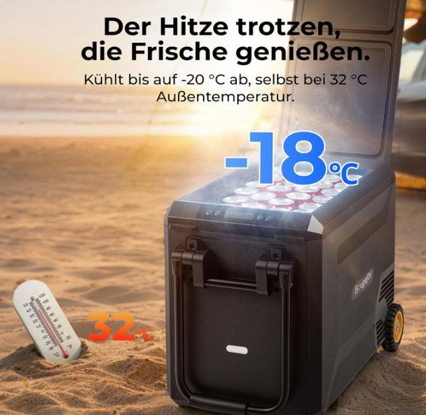 Réfrigérateurs et refroidissement: BougeRV 47L Kompressor Kühlbox mit Rollen – Neuf (Voir description) à Neuhaus SG par LENZ30 7