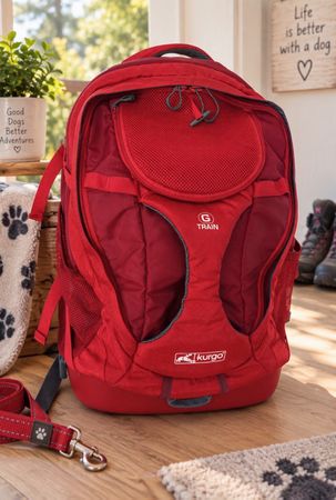 Kurgo G-Train Hunderucksack Rot – bis 11 kg